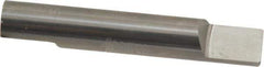 Accupro - 1/2 Inch Diameter, 3 Inch Overall Length, 5/8 Inch Split Length, Solid Carbide, Squared Split End Carbide Blank - Double End - Exact Industrial Supply