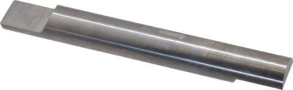 Accupro - 1/2 Inch Diameter, 4 Inch Overall Length, 5/8 Inch Split Length, Solid Carbide, Squared Split End Carbide Blank - Double End - Exact Industrial Supply