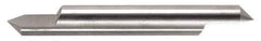 Accupro - 5/16 Inch Diameter, 4 Inch Overall Length, 1/2 Inch Split Length, Solid Carbide, Conical Point Split End Carbide Blank - Single End, 60° Point - Exact Industrial Supply