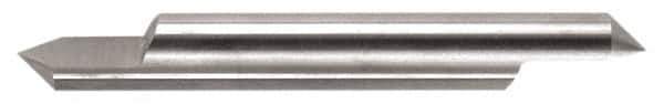 Accupro - 5/16 Inch Diameter, 2-1/2 Inch Overall Length, 1/2 Inch Split Length, Solid Carbide, Conical Point Split End Carbide Blank - Single End, 30° Point - Exact Industrial Supply