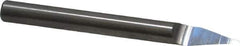 Accupro - 3/16 Inch Diameter, 2 Inch Overall Length, 3/8 Inch Split Length, Solid Carbide, Conical Point Split End Carbide Blank - Single End, 30° Point - Exact Industrial Supply