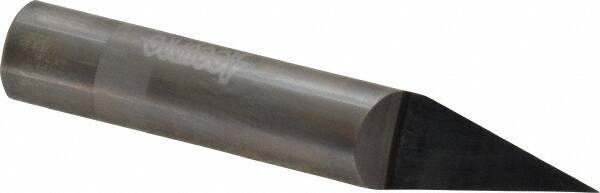 Accupro - 1/2 Inch Diameter, 3 Inch Overall Length, 5/8 Inch Split Length, Solid Carbide, Conical Point Split End Carbide Blank - Single End, 30° Point - Exact Industrial Supply