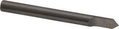 Accupro - 1/4 Inch Diameter, 2-1/2 Inch Overall Length, 3/8 Inch Split Length, Solid Carbide, Conical Point Split End Carbide Blank - Single End, 90° Point - Exact Industrial Supply