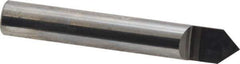 Accupro - 3/8 Inch Diameter, 2-1/2 Inch Overall Length, 1/2 Inch Split Length, Solid Carbide, Conical Point Split End Carbide Blank - Single End, 90° Point - Exact Industrial Supply