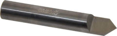 Accupro - 1/2 Inch Diameter, 3 Inch Overall Length, 5/8 Inch Split Length, Solid Carbide, Conical Point Split End Carbide Blank - Single End, 90° Point - Exact Industrial Supply