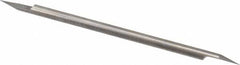 Accupro - 1/8 Inch Diameter, 3 Inch Overall Length, 3/8 Inch Split Length, Solid Carbide, Conical Point Split End Carbide Blank - Single End, 30° Point - Exact Industrial Supply