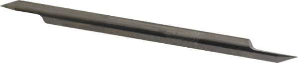 Accupro - 3/16 Inch Diameter, 3 Inch Overall Length, 3/8 Inch Split Length, Solid Carbide, Conical Point Split End Carbide Blank - Single End, 60° Point - Exact Industrial Supply
