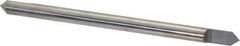 Accupro - 1/4 Inch Diameter, 4 Inch Overall Length, 3/8 Inch Split Length, Solid Carbide, Conical Point Split End Carbide Blank - Single End, 90° Point - Exact Industrial Supply
