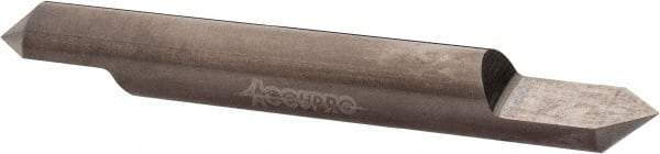 Accupro - 5/16 Inch Diameter, 2-1/2 Inch Overall Length, 1/2 Inch Split Length, Solid Carbide, Conical Point Split End Carbide Blank - Single End, 90° Point - Exact Industrial Supply