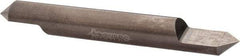 Accupro - 5/16 Inch Diameter, 2-1/2 Inch Overall Length, 1/2 Inch Split Length, Solid Carbide, Conical Point Split End Carbide Blank - Single End, 90° Point - Exact Industrial Supply