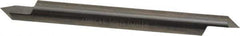 Accupro - 3/8 Inch Diameter, 4 Inch Overall Length, 1/2 Inch Split Length, Solid Carbide, Conical Point Split End Carbide Blank - Single End, 90° Point - Exact Industrial Supply