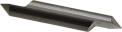 Accupro - 1/2 Inch Diameter, 3 Inch Overall Length, 5/8 Inch Split Length, Solid Carbide, Conical Point Split End Carbide Blank - Single End, 90° Point - Exact Industrial Supply
