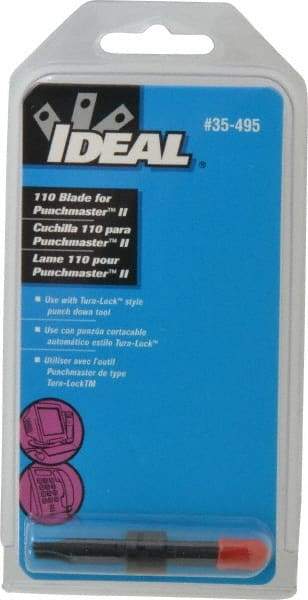 Ideal - Termination Tool Replacement Blade - For Use with 110 Terminal Blocks - Exact Industrial Supply