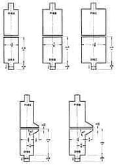 Made in USA - Press Brake Punch and Die Set - 6 Ft. Punch and Die Length - Exact Industrial Supply