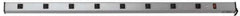 Wiremold - 8 Outlets, 120 Volts, 15 Amps, 6' Cord, Power Outlet Strip - Raceway Mount, 5-15 NEMA Configuration, 48" Strip, cULus Listed - Exact Industrial Supply