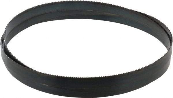 Starrett - 14 TPI, 5' 5" Long x 1/2" Wide x 0.025" Thick, Welded Band Saw Blade - Carbon Steel, Toothed Edge, Raker Tooth Set, Flexible Back, Contour Cutting - Exact Industrial Supply