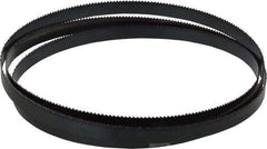 Starrett - 10 TPI, 5' 8-1/2" Long x 1/2" Wide x 0.025" Thick, Welded Band Saw Blade - Carbon Steel, Toothed Edge, Raker Tooth Set, Flexible Back, Contour Cutting - Exact Industrial Supply