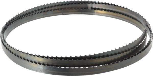 Starrett - 4 TPI, 11' 9" Long x 1/2" Wide x 0.025" Thick, Welded Band Saw Blade - Carbon Steel, Toothed Edge, Raker Tooth Set, Flexible Back, Contour Cutting - Exact Industrial Supply