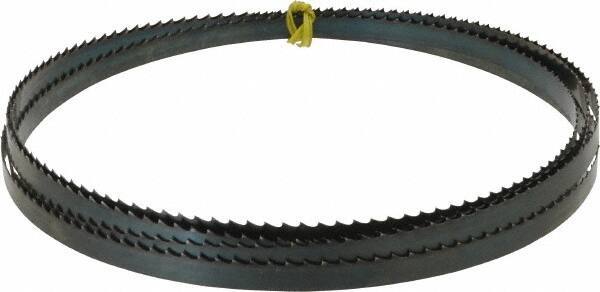 Starrett - 4 TPI, 12' 6" Long x 1/2" Wide x 0.025" Thick, Welded Band Saw Blade - Carbon Steel, Toothed Edge, Raker Tooth Set, Flexible Back, Contour Cutting - Exact Industrial Supply