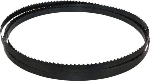 Starrett - 4 TPI, 12' 10" Long x 1/2" Wide x 0.025" Thick, Welded Band Saw Blade - Carbon Steel, Toothed Edge, Raker Tooth Set, Flexible Back, Contour Cutting - Exact Industrial Supply