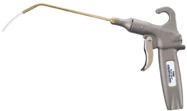 Guardair - Bent Safety Extension Tube Pistol Grip Blow Gun - 1/4 NPT, 6" Tube Length, Aluminum - Exact Industrial Supply