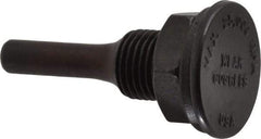 Weiler - 1/2" Arbor Hole to 1/4" Shank Diam Drive Arbor - For 3" Small Diam Wheel Brushes - Exact Industrial Supply