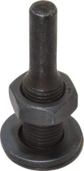 Weiler - 3/8" Arbor Hole to 1/4" Shank Diam Drive Arbor - For 3" Small Diam Wheel Brushes - Exact Industrial Supply