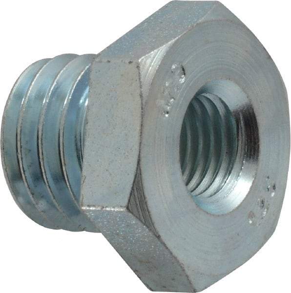 Weiler - 5/8-11 to M10x1.25 Wire Wheel Adapter - Metal Adapter - Exact Industrial Supply