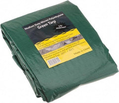 Value Collection - 30' Long x 20' Wide Polyethylene Tarp & Dust Cover - Green, 9 to 10 mil Thickness - Exact Industrial Supply