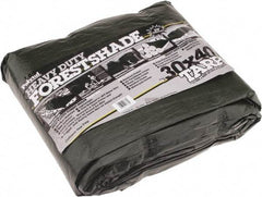 Value Collection - 40' Long x 30' Wide Polyethylene Tarp & Dust Cover - Green, 9 to 10 mil Thickness - Exact Industrial Supply