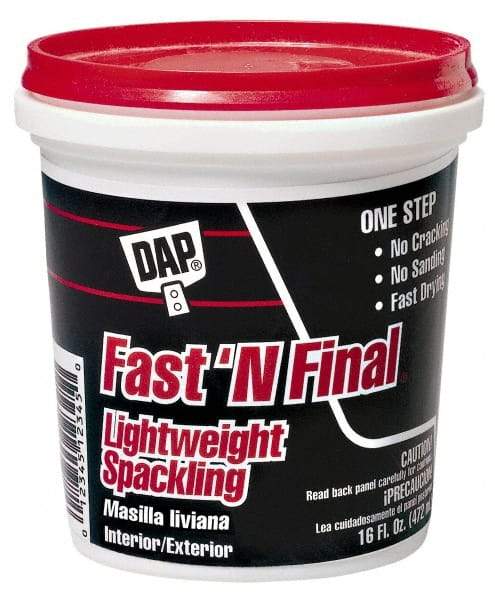 DAP - 1 Pt Drywall/Plaster Repair - White - Exact Industrial Supply