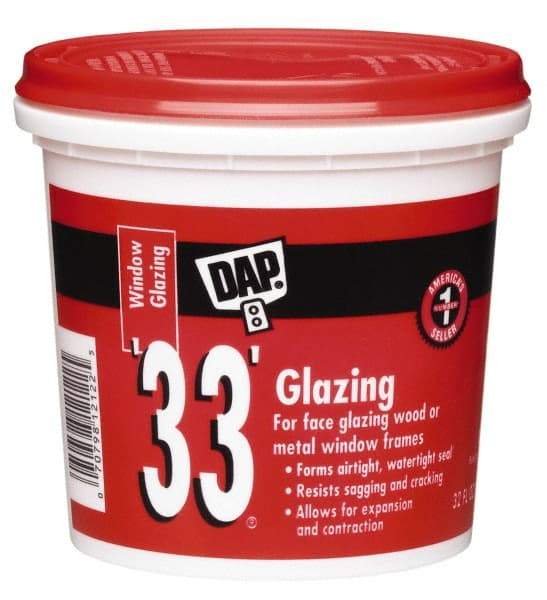 DAP - 32 oz Glazing Compound - White - Exact Industrial Supply