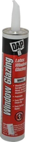 DAP - 10.1 oz Glazing Compound - White, Latex - Exact Industrial Supply