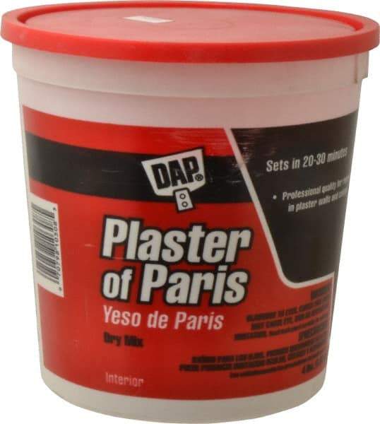 DAP - 4 Lb Drywall/Plaster Repair - White, Plaster of Paris - Exact Industrial Supply