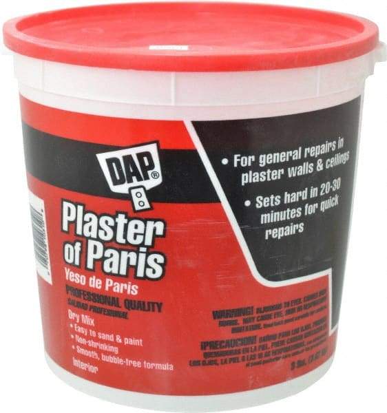 DAP - 8 Lb Drywall/Plaster Repair - White, Plaster of Paris - Exact Industrial Supply