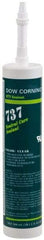 Dow Corning - 10.1 oz Cartridge Clear RTV Silicone Joint Sealant - -85 to 350°F Operating Temp, 14 min Tack Free Dry Time, 24 hr Full Cure Time, Series 737 - Exact Industrial Supply