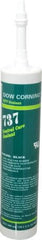 Dow Corning - 10.1 oz Cartridge Black RTV Silicone Joint Sealant - -85 to 350°F Operating Temp, 14 min Tack Free Dry Time, 24 hr Full Cure Time, Series 737 - Exact Industrial Supply