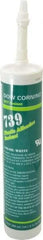 Dow Corning - 10.1 oz Cartridge White RTV Silicone Joint Sealant - -49 to 392°F Operating Temp, 75 min Tack Free Dry Time, 24 to 72 hr Full Cure Time, Series 739 - Exact Industrial Supply