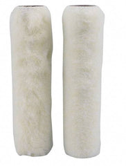 Weiler - 3/8" Nap, 9" Wide Paint General Purpose Roller Cover - Semi-Smooth Texture, Poly Blend/Paper Core - Exact Industrial Supply