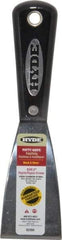 Hyde Tools - 2" Wide Steel Putty Knife - Stiff, Nylon Handle, 7-3/4" OAL - Exact Industrial Supply
