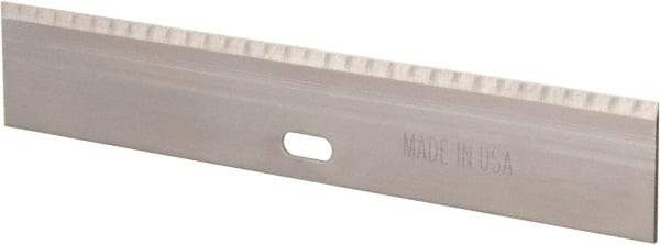 Hyde Tools - Carbon Steel 1-Edge Scraper Replacement Blade - 5-7/8" Blade Length x 3-1/4" Blade Width, For 33100 - Exact Industrial Supply