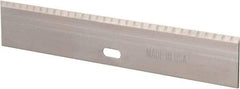 Hyde Tools - Carbon Steel 1-Edge Scraper Replacement Blade - 5-7/8" Blade Length x 3-1/4" Blade Width, For 33100 - Exact Industrial Supply