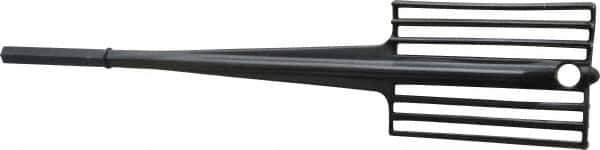 Hyde Tools - Plastic Power Mixer - 10 Inch Long x 2.13 Inch Wide, 3/8 Inch Shank Diameter, Compatible with 1 Gallon Containers - Exact Industrial Supply