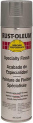 Rust-Oleum - Silver Aluminum, 14 oz Net Fill, Gloss, Enamel Spray Paint - 10 Sq Ft per Can, 14 oz Container, Use on Rust Proof Paint - Exact Industrial Supply