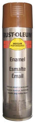 Rust-Oleum - Chestnut Brown, 15 oz Net Fill, Gloss, Enamel Spray Paint - 14 Sq Ft per Can, 15 oz Container, Use on Rust Proof Paint - Exact Industrial Supply