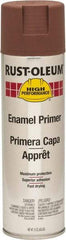 Rust-Oleum - 15 oz Flat Red Enamel Spray Primer - 14 Sq Ft Coverage - Exact Industrial Supply