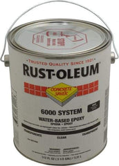 Rust-Oleum - 1 Gal High Gloss Clear Water-Based Epoxy - 200 to 350 Sq Ft/Gal Coverage, <250 g/L VOC Content - Exact Industrial Supply