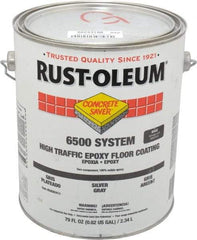 Rust-Oleum - 1 Gal High Gloss Silver Gray Epoxy - <100 g/L VOC Content - Exact Industrial Supply