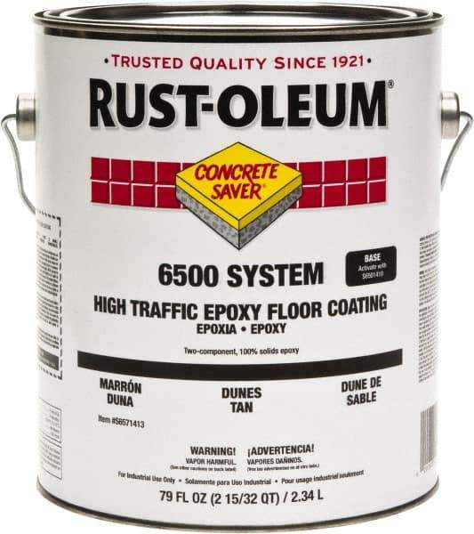 Rust-Oleum - 1 Gal High Gloss Dunes Tan Epoxy - <100 g/L VOC Content - Exact Industrial Supply