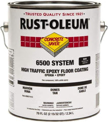 Rust-Oleum - 1 Gal High Gloss Dunes Tan Epoxy - <100 g/L VOC Content - Exact Industrial Supply
